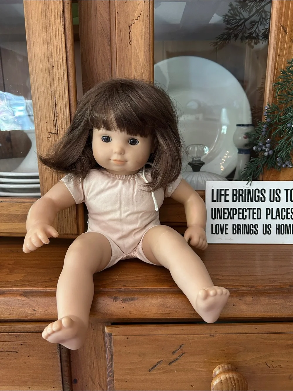 American Girl Brown-Haired Baby  Doll